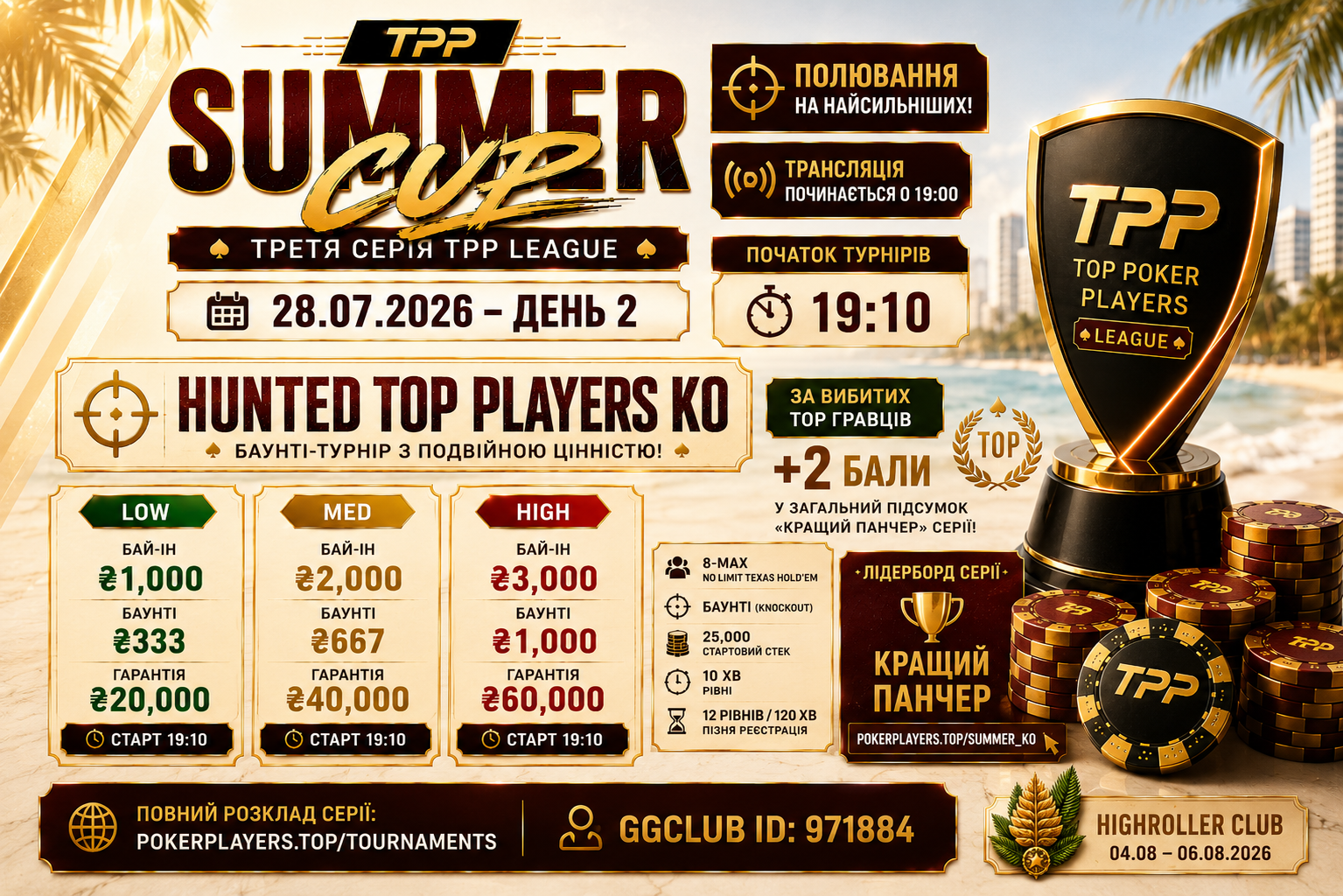 Hunted TOP Players KO: полювання на найсильніших у TPP Summer Cup 2026