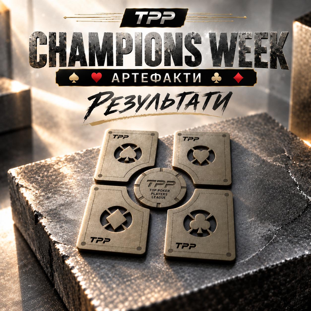 TPP CHAMPIONS WEEK 2026 — ФІНАЛ СЕРІЇ: НОВІ ЛІДЕРИ, АРТЕФАКТИ ТА ШЛЯХ ДО TOP PLAYER
